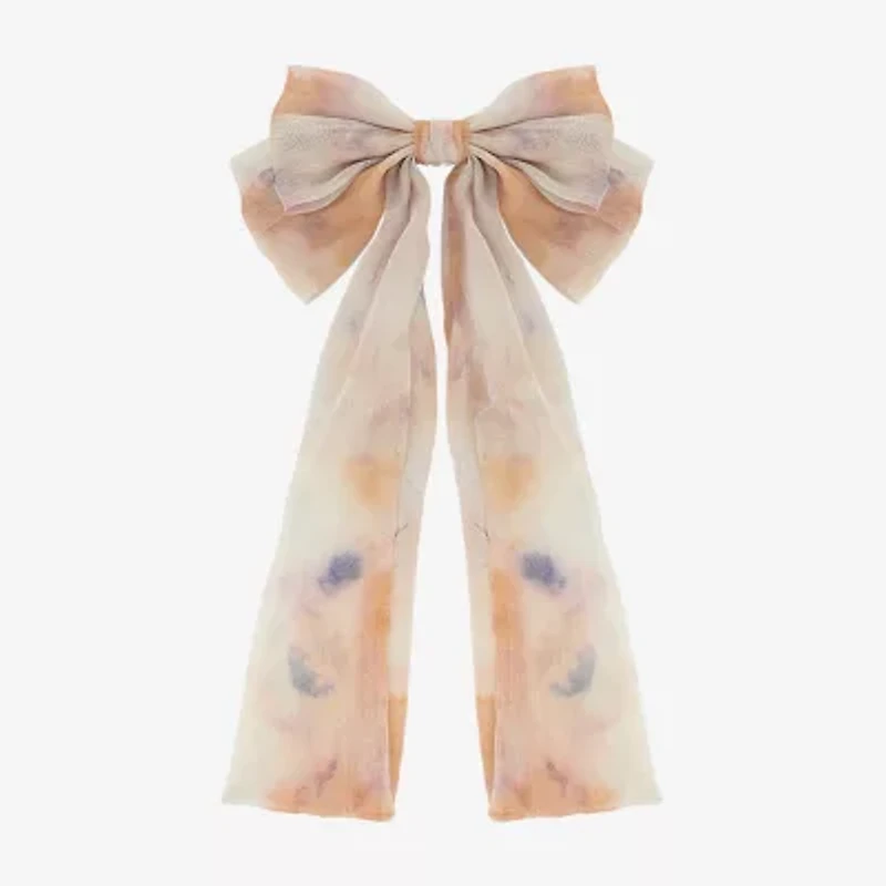 Arizona Light Pink Watercolor Hair Bow
