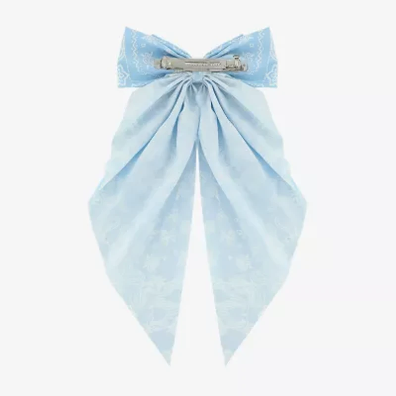 Arizona Light Blue Paisley Hair Bow