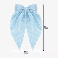 Arizona Light Blue Paisley Hair Bow