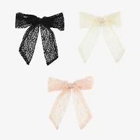 Arizona 3-pc. Multi Lace Bow Scrunchie Hair Ties
