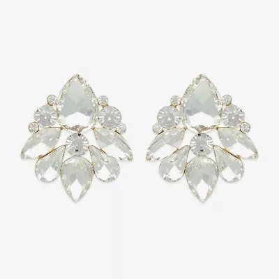 Bijoux Bar Gold Tone Womens Glass Drop Earrings