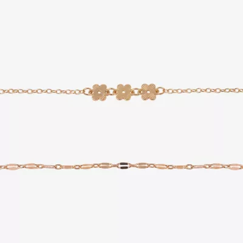 Arizona Womens 5-pc. Beaded Bracelet Set