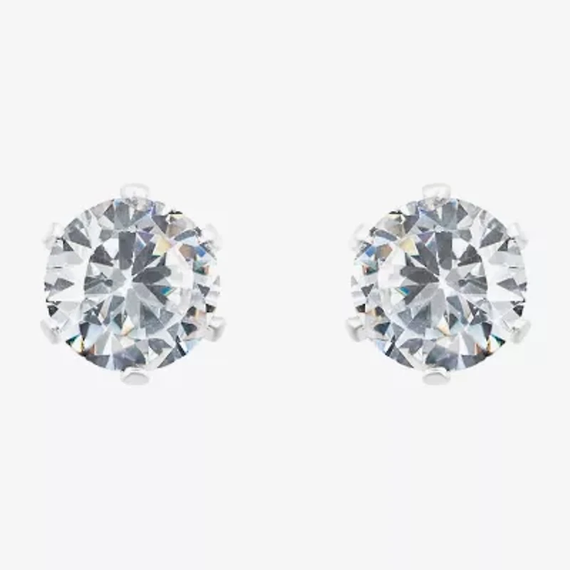 Sparkle Allure Light Up Box Womens Cubic Zirconia Pure Silver Over Brass Heart 2-pc. Jewelry Set