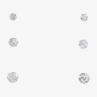 Sparkle Allure Light Up Box Womens Cubic Zirconia Pure Silver Over Brass Butterfly -pc. Jewelry Set