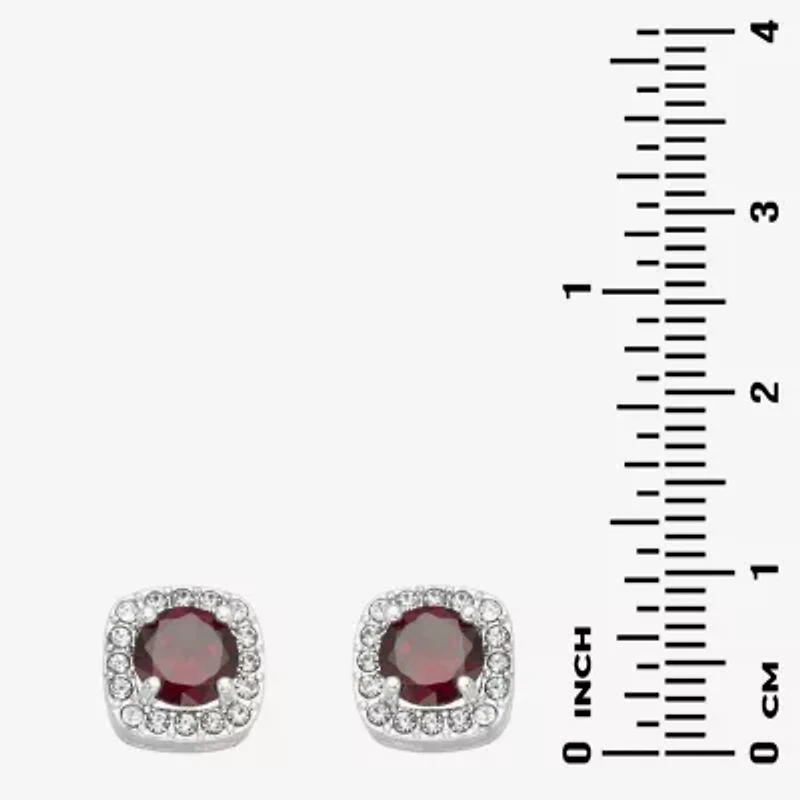 Sparkle Allure Light Up Box Womens Cubic Zirconia Pure Silver Over Brass Square -pc. Jewelry Set