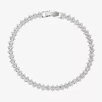 Sparkle Allure Light Up Box Womens Cubic Zirconia Pure Silver Over Brass Oval Round Marquise 2-pc. Jewelry Set