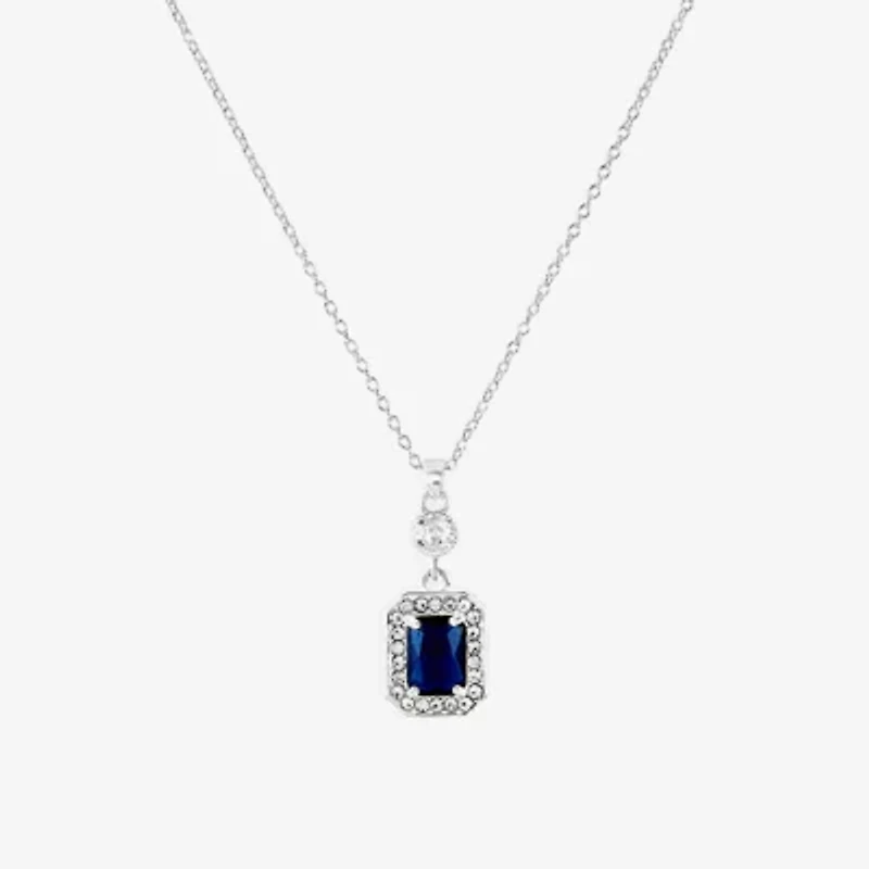 Sparkle Allure Light Up Box Womens Cubic Zirconia Pure Silver Over Brass Square 4-pc. Jewelry Set