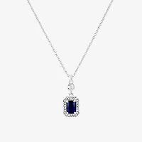Sparkle Allure Light Up Box Womens Cubic Zirconia Pure Silver Over Brass Square 4-pc. Jewelry Set
