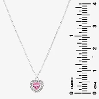 Sparkle Allure Light Up Box Womens Cubic Zirconia Pure Silver Over Brass Heart 4-pc. Jewelry Set