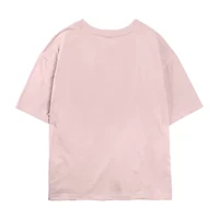 Moana Pua And Hei Tee Womens Juniors Crew Neck Short Sleeve Regular Fit Graphic T-Shirt