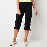St. John's Bay Womens Tall Straight Mid Rise Capri Pant