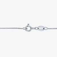 (G-H / I1-I2) Womens 1 CT. T.W. Lab Grown White Diamond 10K White Gold Heart 16 Inch Pendant Necklace