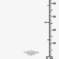 Love Lives Forever (G / Si1-Si2) Womens 1 CT. T.W. Lab Grown White Diamond 10K Gold Marquise 3-Stone Engagement Ring