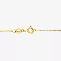 (G-H / I1-I2) Womens 1/10 CT. T.W. Lab Grown White Diamond 14K Gold Over Silver Sterling Silver Heart 16 Inch Pendant Necklace