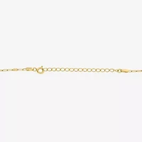 Diamond Addiction (G-H / I1-I2) Womens 1/10 CT. T.W. Lab Grown White Diamond 14K Gold Over Silver Heart 16 Inch Pendant Necklace