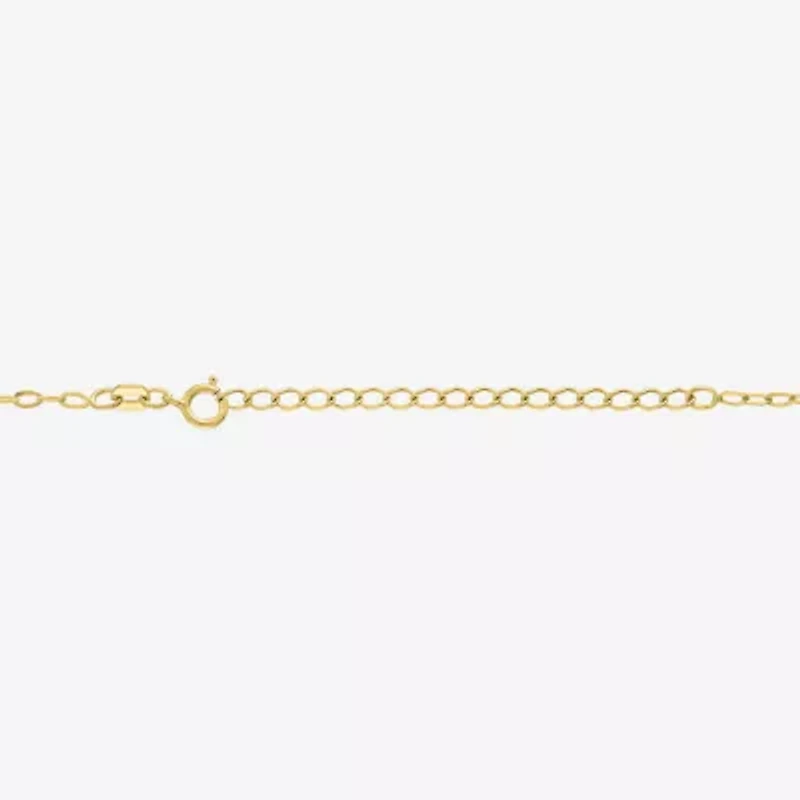 Diamond Addiction (G-H / I1-I2) Womens 1/4 CT. T.W. Lab Grown White Diamond 14K Gold Over Silver Sterling Silver Flower 16 Inch Pendant Necklace