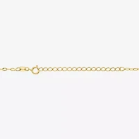 Diamond Addiction (G-H / I1-I2) Womens 1/4 CT. T.W. Lab Grown White Diamond 14K Gold Over Silver Sterling Silver Flower 16 Inch Pendant Necklace