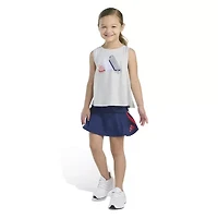 adidas Little Girls 2-pc. Skort Set