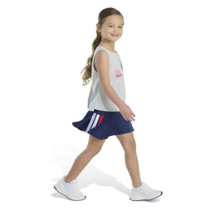 adidas Little Girls 2-pc. Skort Set