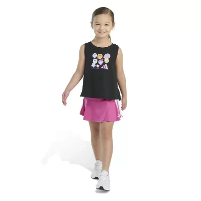 adidas Little Girls 2-pc. Skort Set