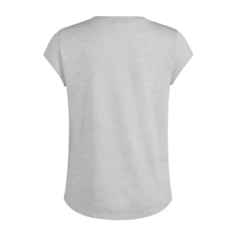 adidas Performance Big Kid Girls Crew Neck Short Sleeve Slim Fit Graphic T-Shirt