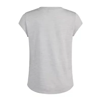 adidas Performance Big Kid Girls Crew Neck Short Sleeve Slim Fit Graphic T-Shirt