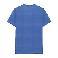 Mens Crew Neck Short Sleeve Classic Fit Lilo & Stitch Graphic T-Shirt