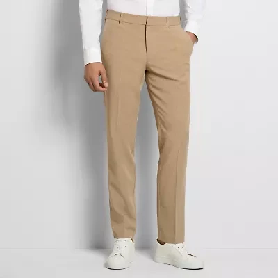 Van Heusen Everyday Defense Stain Shield Mens Regular Fit Dress Flat Front Pant