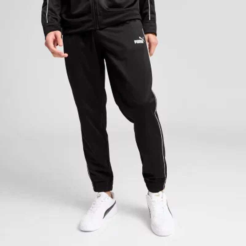 PUMA Piped Tricot Mens Regular Fit Track Pant