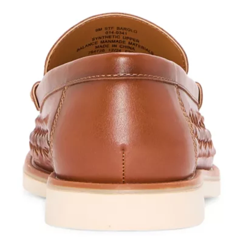 Stafford Barolo Mens Round Closed Toe Loafers