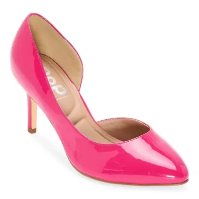 Pop Avienna Womens Pointed Closed Toe Stiletto Heel Pumps