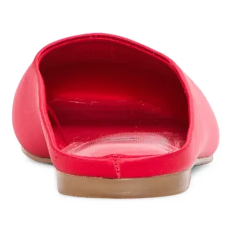 Worthington Roset Womens Square Closed Toe Mules