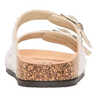 Pop Imannia Womens Footbed Sandals