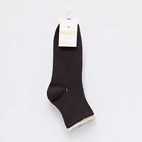 Mixit Rib Womens 3 Pair Quarter Ankle Socks