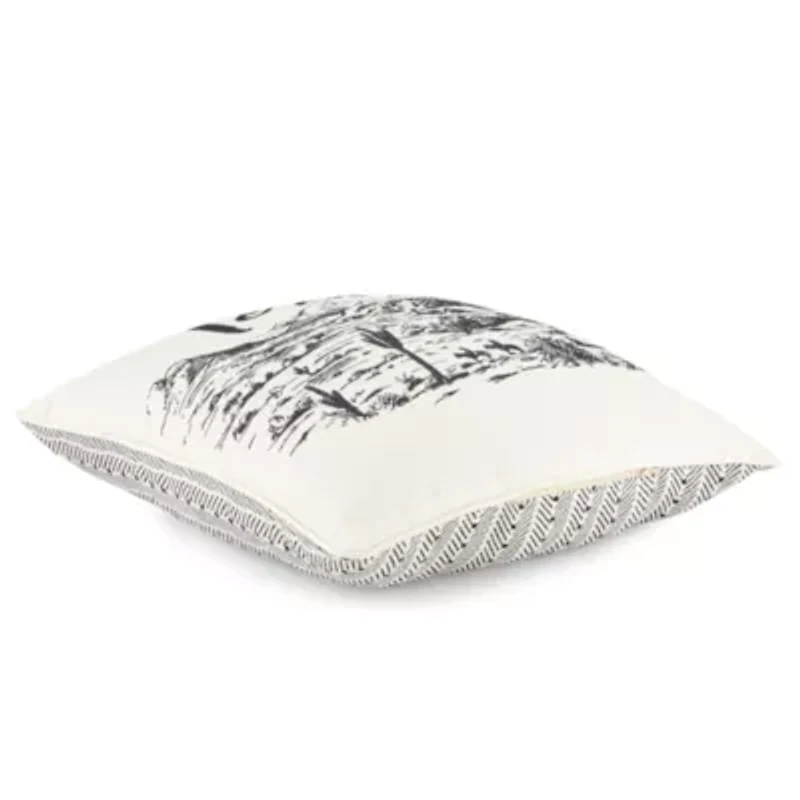 Texas Plains Square Throw Pillow