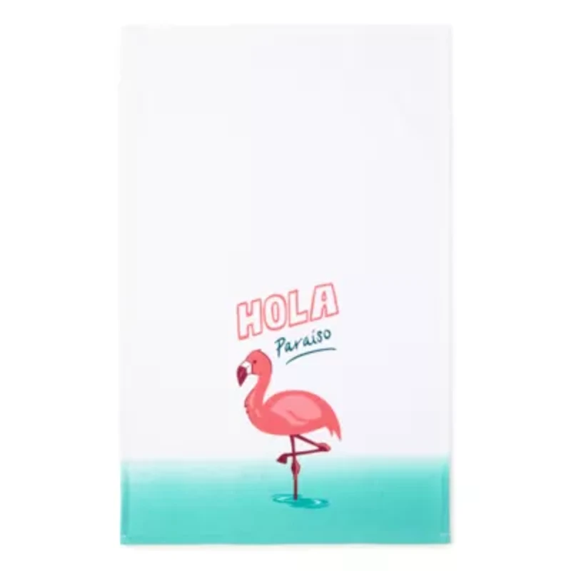 Layerings Hola Flamingo 2-pc. Kitchen Towel Set