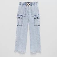 Vanilla Star Ultra Cozy Big Kid Girls Wide Leg Cargo Pant