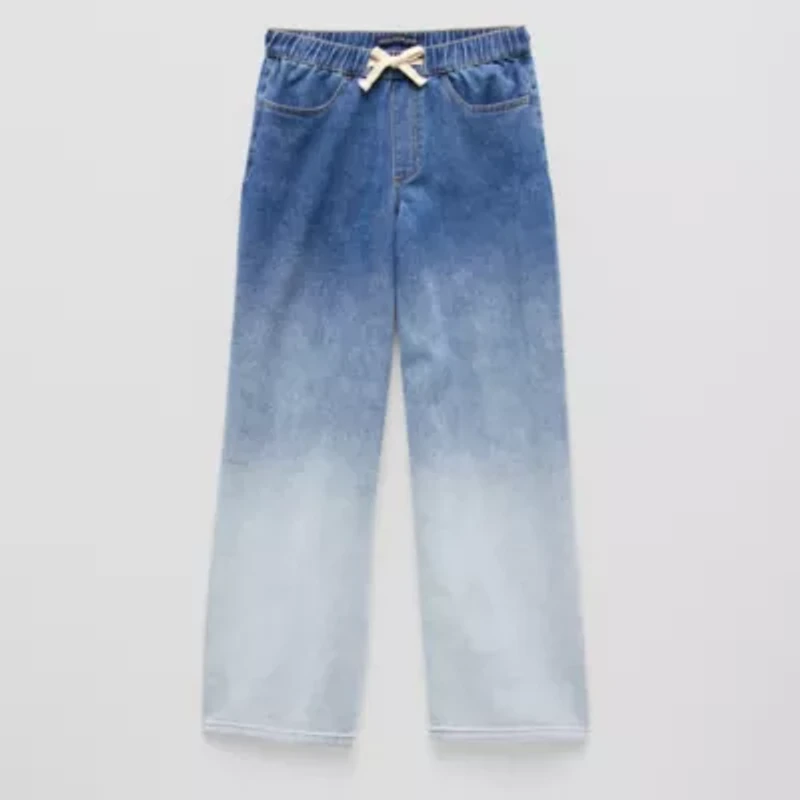 Vanilla Star Big Kid Girls Ultra Cozy Wide Leg Jean