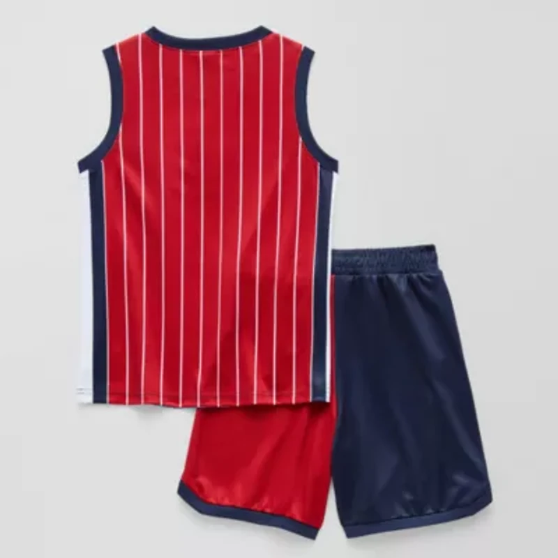 Disney Collection Little & Big Kid Boys 2-pc. Captain America Short Set