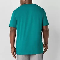 Shaquille O'Neal XLG Mens Crew Neck Short Sleeve Big and Tall Pajama Top