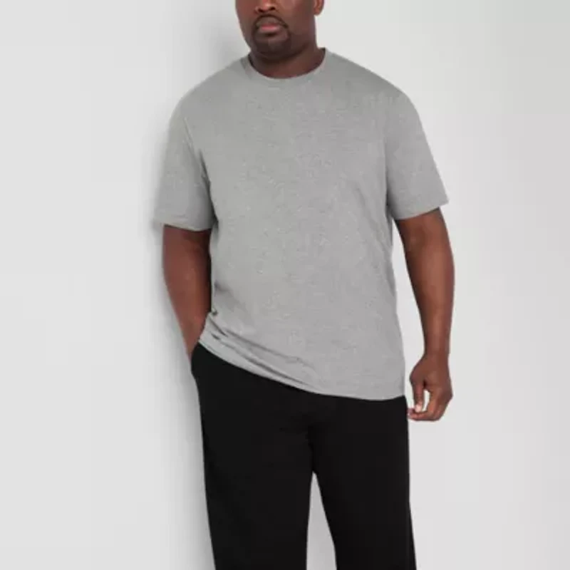 Shaquille O'Neal XLG Mens Crew Neck Short Sleeve Big and Tall Pajama Top