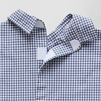 St. John's Bay Poplin Mens Easy-on + Easy-off Seated Wear Short Sleeve Classic Fit Button-Down Shirt