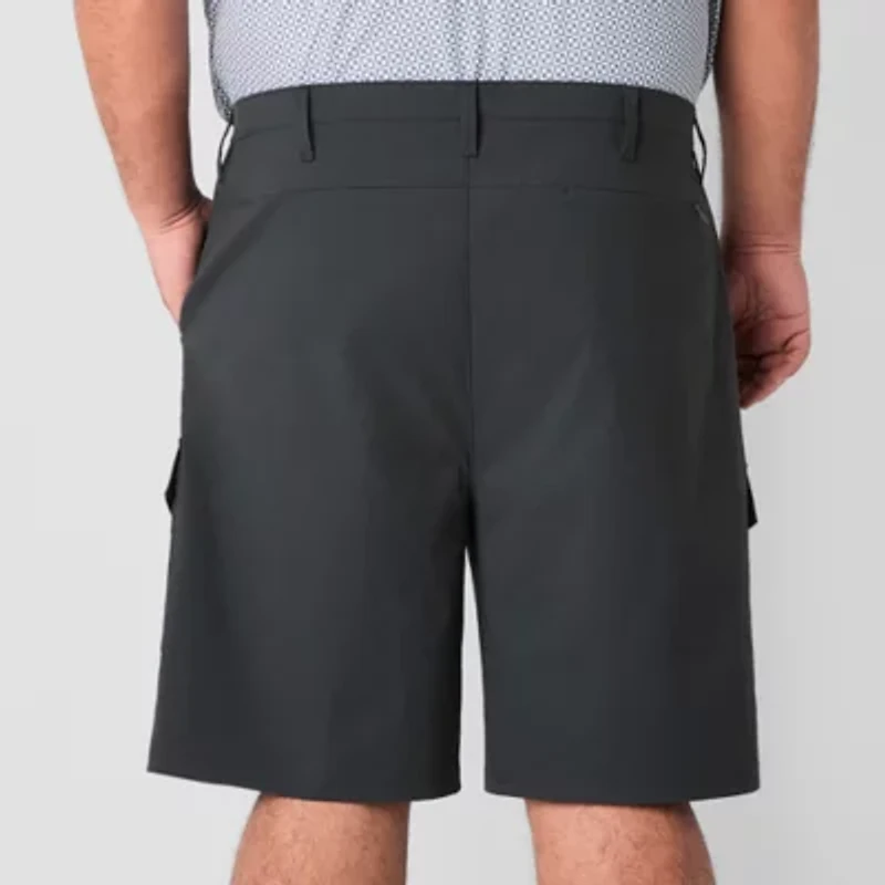 Stylus Mens 9" Mid Rise Big and Tall Stretch Fabric Cargo Short