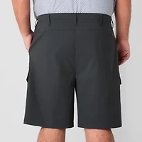 Stylus Mens 9" Mid Rise Big and Tall Stretch Fabric Cargo Short