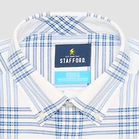 Stafford Coolmax All Season Oxford Mens Regular Fit Long Sleeve Dress Shirt