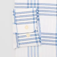 Stafford Coolmax All Season Oxford Mens Regular Fit Long Sleeve Dress Shirt