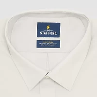 Stafford Big & Tall Advanced Performance Sweat Repel Mens Regular Fit Stretch Fabric Wrinkle Free Long Sleeve Dress Shirt