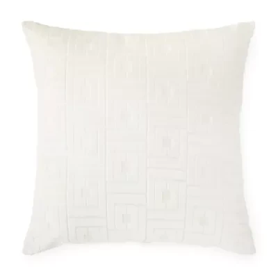 Liz Claiborne Logo Square Throw Pillow