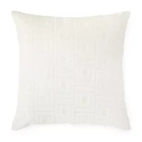 Liz Claiborne Logo Square Throw Pillow