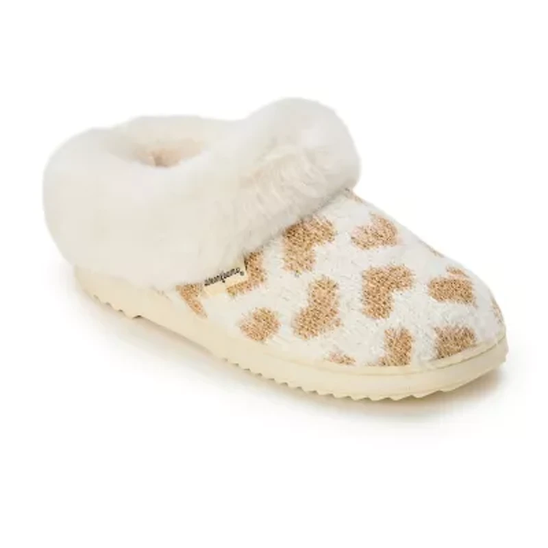 Dearfoams Womens Memory Foam Slip-On Slippers